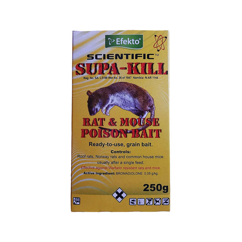 EFEKTO Supa-Kill Rat & Mouse Poison Bait 250g