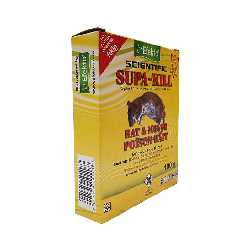 EFEKTO Supa-Kill Rat & Mouse Poison Bait 100g