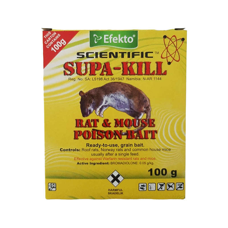 EFEKTO Supa-Kill Rat & Mouse Poison Bait 100g