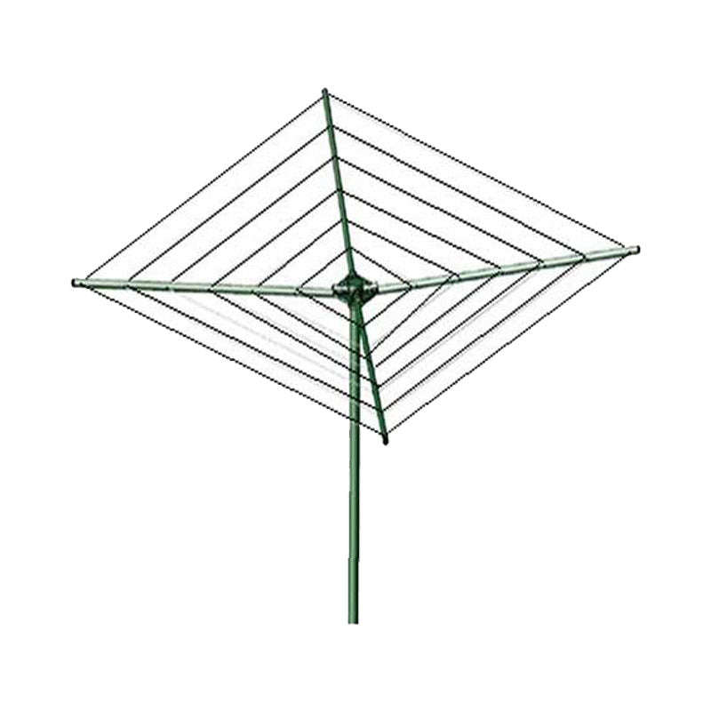 RIGGER Wash Line Rotary Windy Steel Green With Ground Spike/Anchor 30m
