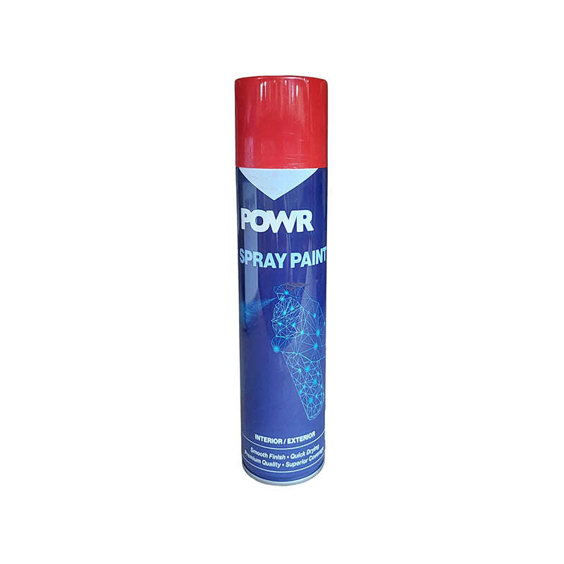 POWR Spray Paint Signal Red 300ml ( 2 Pack )