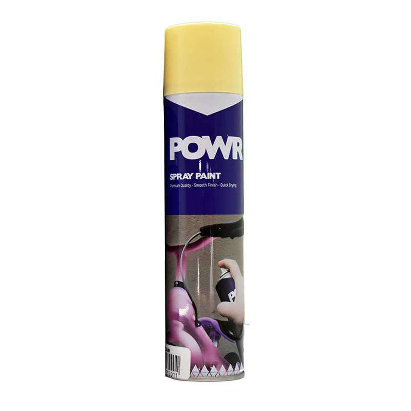 POWR Spray Paint Standard Cream 300ml ( 2 Pack )