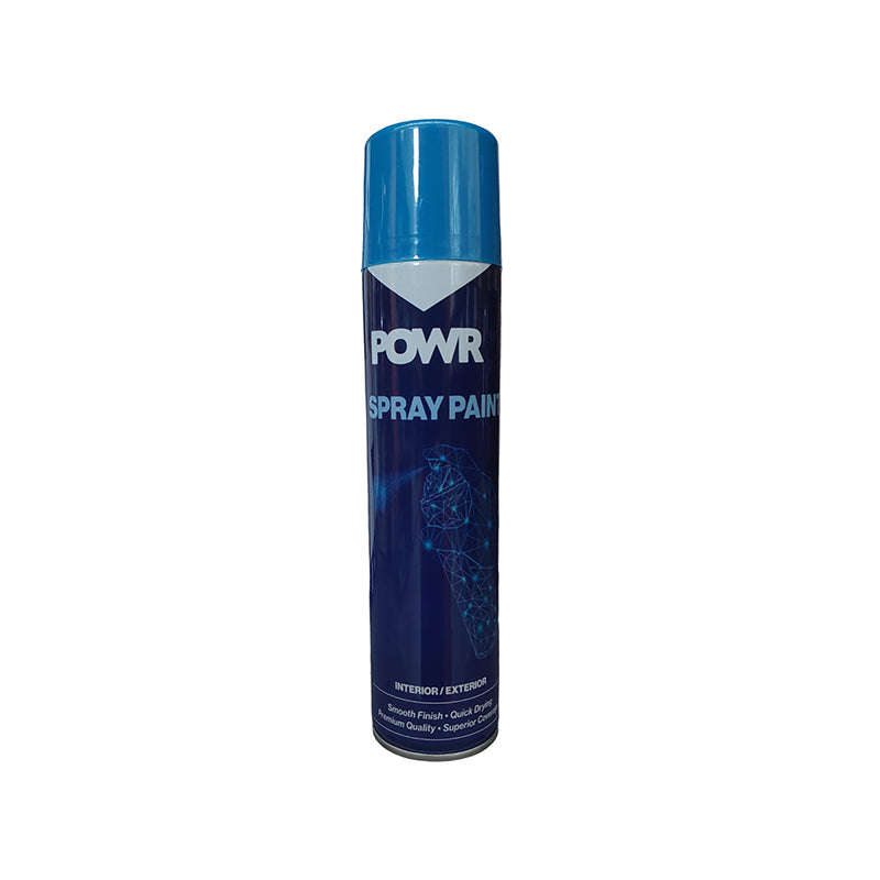 POWR Spray Paint STD 300ml Tin Blue Electric ( 12 Pack )