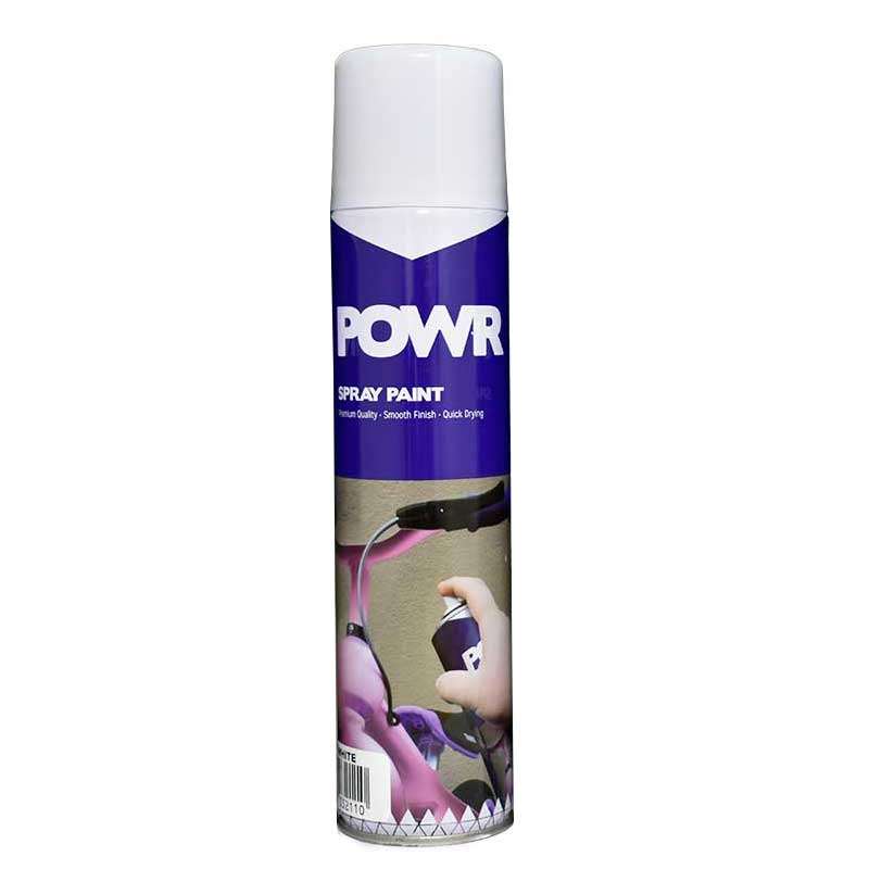 POWR Spray Paint Standard Pearl White 300ml ( 2 Pack )