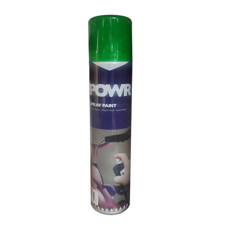 POWR Spray Paint Metallic Green 300ml ( 2 Pack )