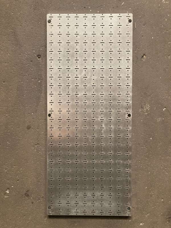 CLIP-FIT Pre Galvanized Pegboard 1200mm x 400mm