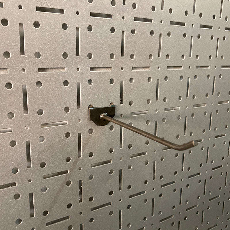CLIP-FIT Pegboard Galvanized Long Hooks ( Pack of 10 )