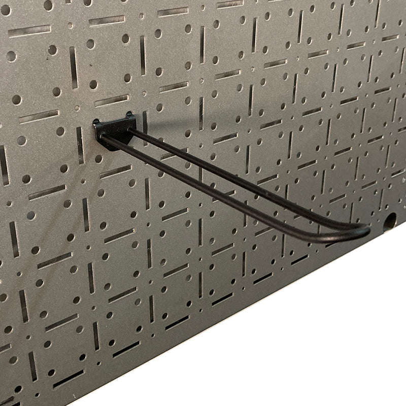 CLIP-FIT Pegboard Galvanized Retail Hooks ( Pack of 10 )