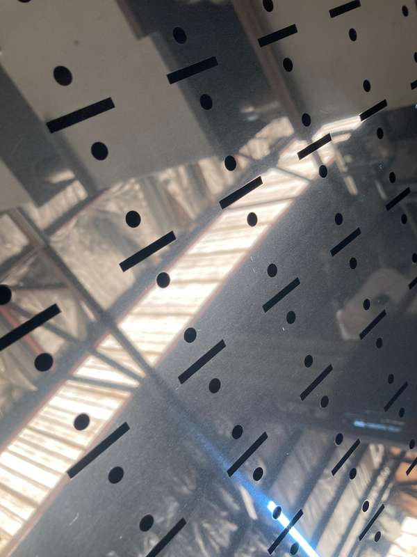 CLIP-FIT Pegboard 430 Stainless Steel 1200mm x 400mm