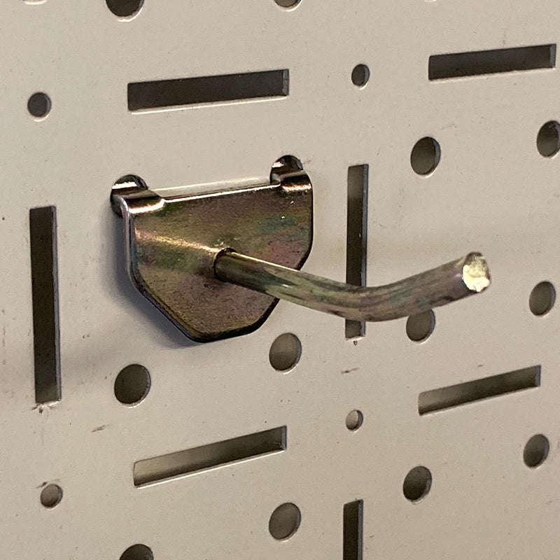 CLIP-FIT Pegboard Galvanized Standard Hooks ( Pack of 10 )