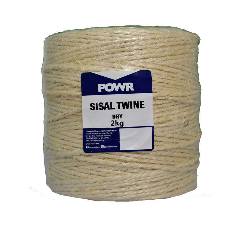 POWR Sisal Twine Single Ply 2kg