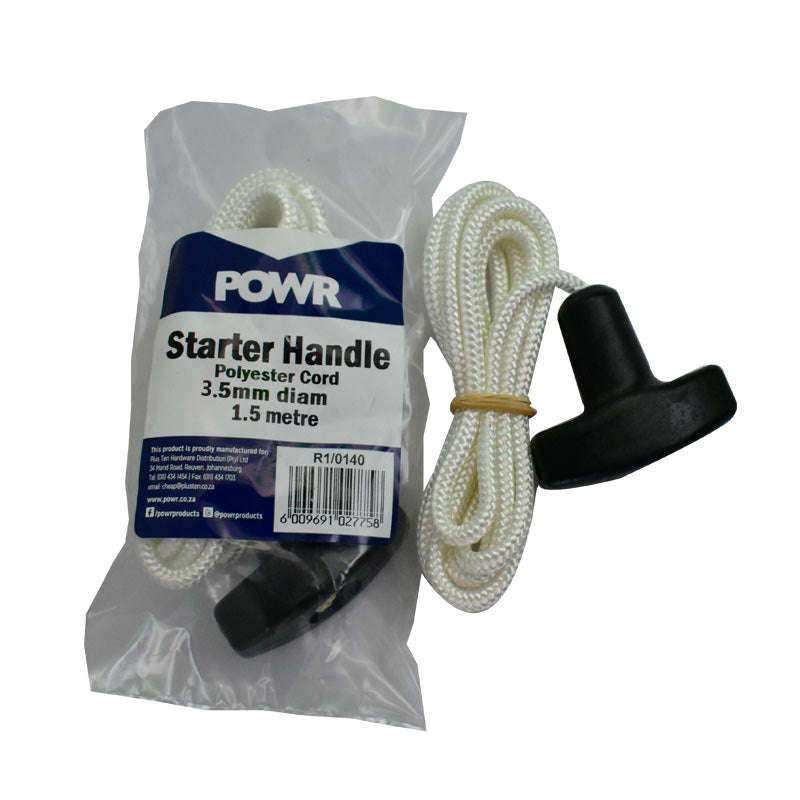 POWR Starter Cord With Handle 3.5mm x 1.5m
