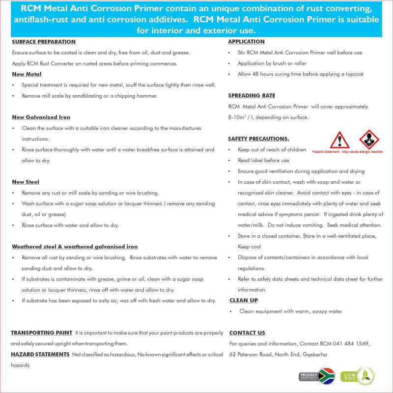 RCM Metal Anti Corrosion Primer