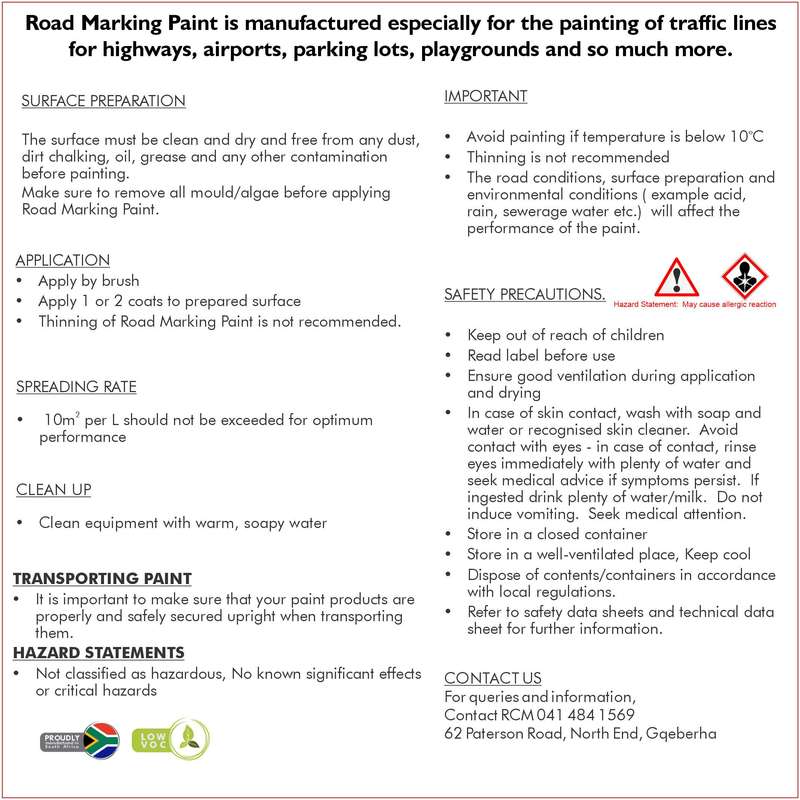 RCM Road Marking Paint