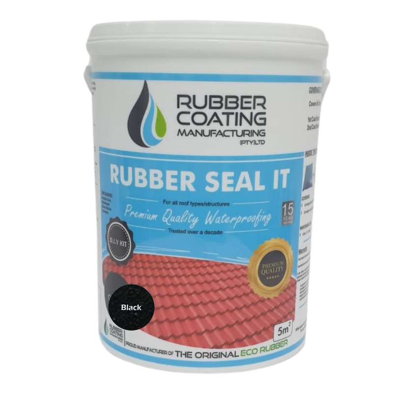 RCM Rubber Seal It Waterproof Coating DIY Kit 5m2