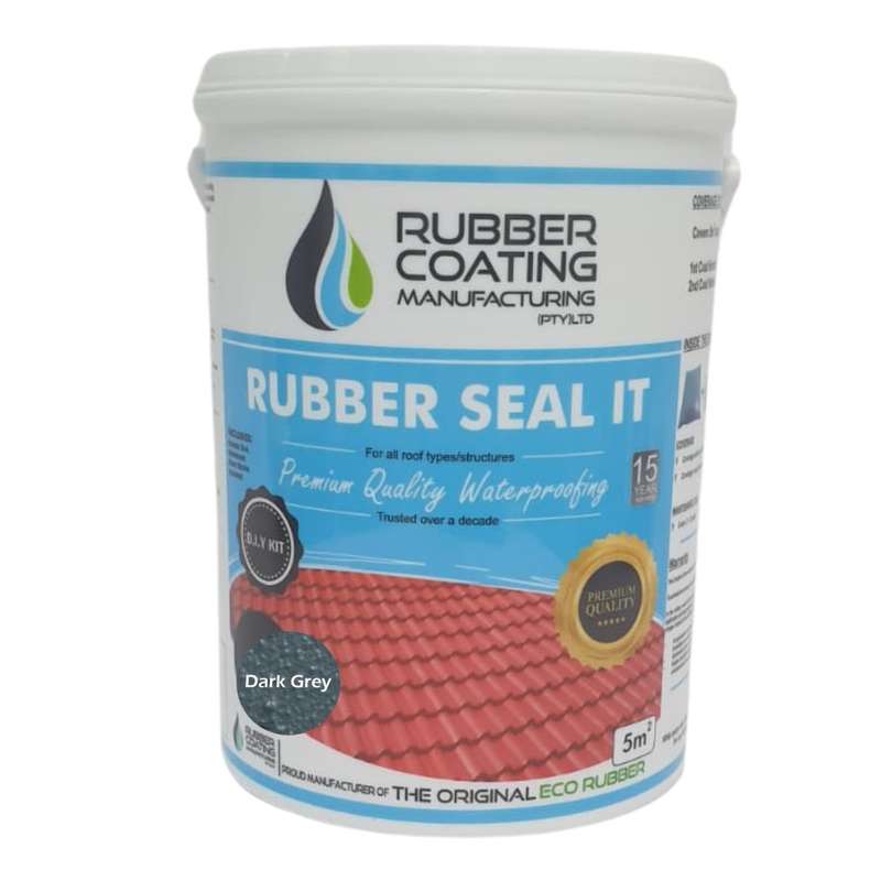 RCM Rubber Seal It Waterproof Coating DIY Kit 5m2