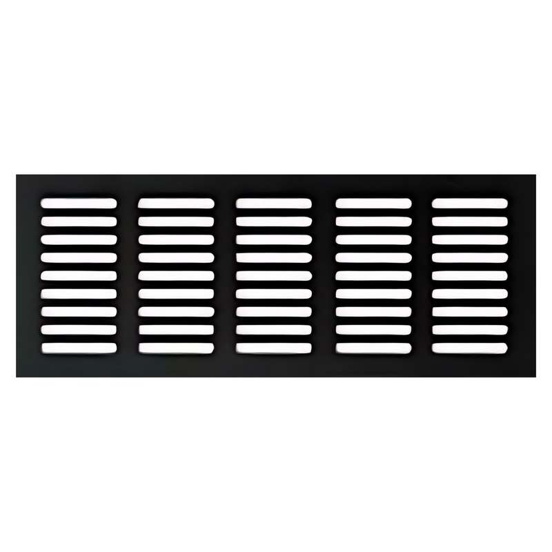 ROCO Aluminum Airvent  Black 200mm x 80mm