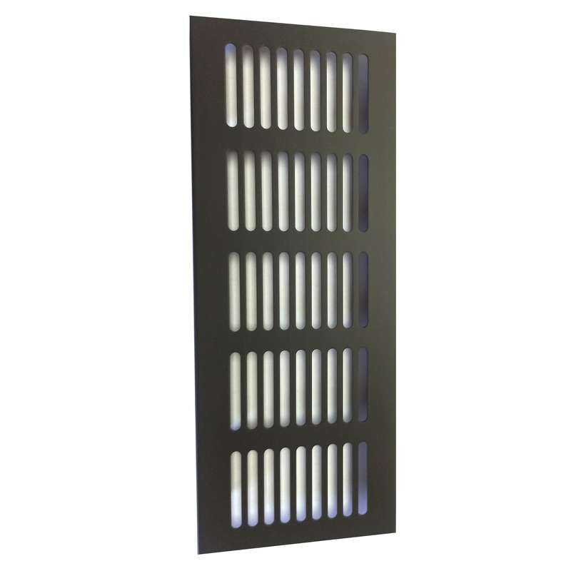 ROCO Aluminum Airvent  Black 200mm x 80mm