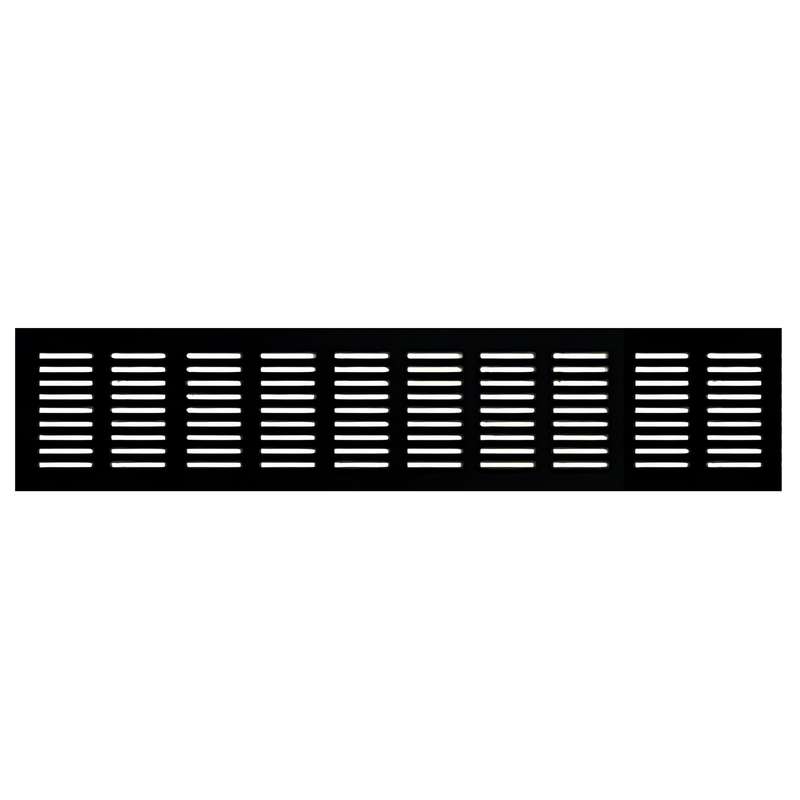 ROCO Aluminum Airvent Black 400mm x 80mm