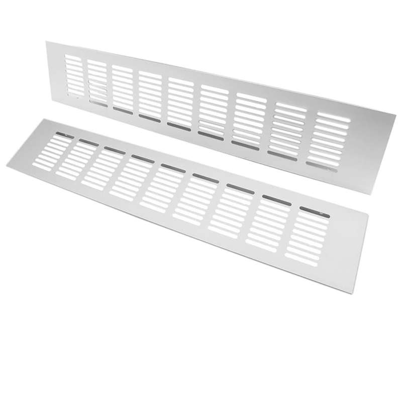 ROCO Aluminium Airvent Silver 400mm x 80mm