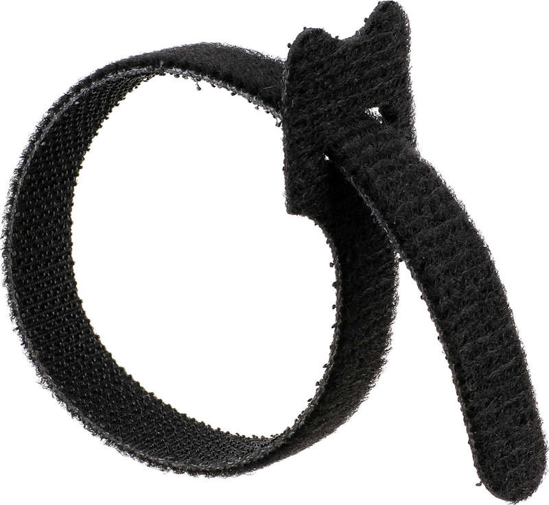 RUWAG Magic Reusable Velcro Cable Ties Black 12.5mm x 300mm ( Pack of 10 )