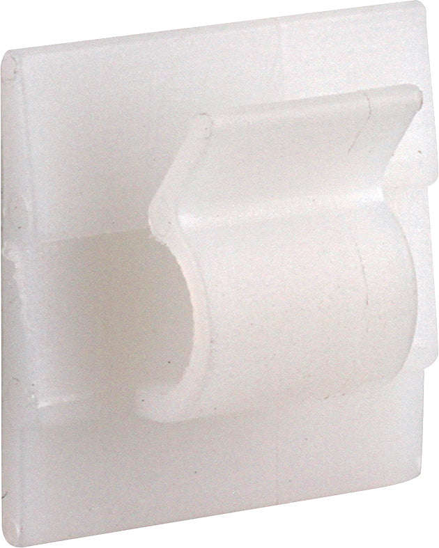 RUWAG Mount Pad Cable Clamp White 9.5mm x 18.5mm  ( Pack of 10 )