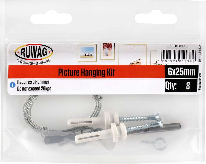 RUWAG Picture Hanging Installation Kit