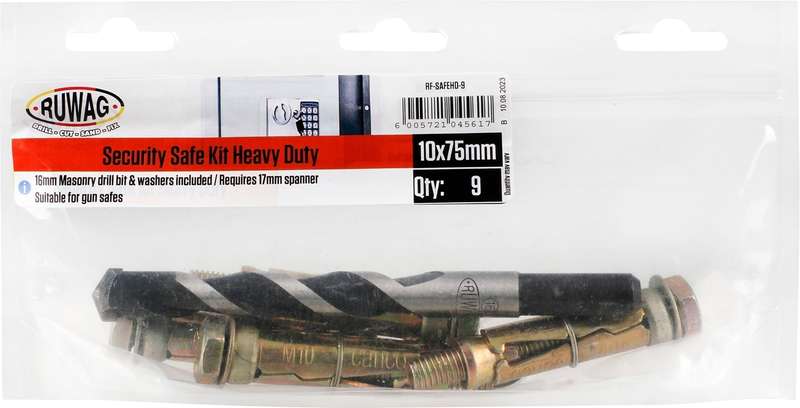 RUWAG Security Safe Installation Kit Heavy Duty