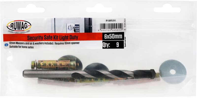 RUWAG Security Safe Installation Kit Light Duty