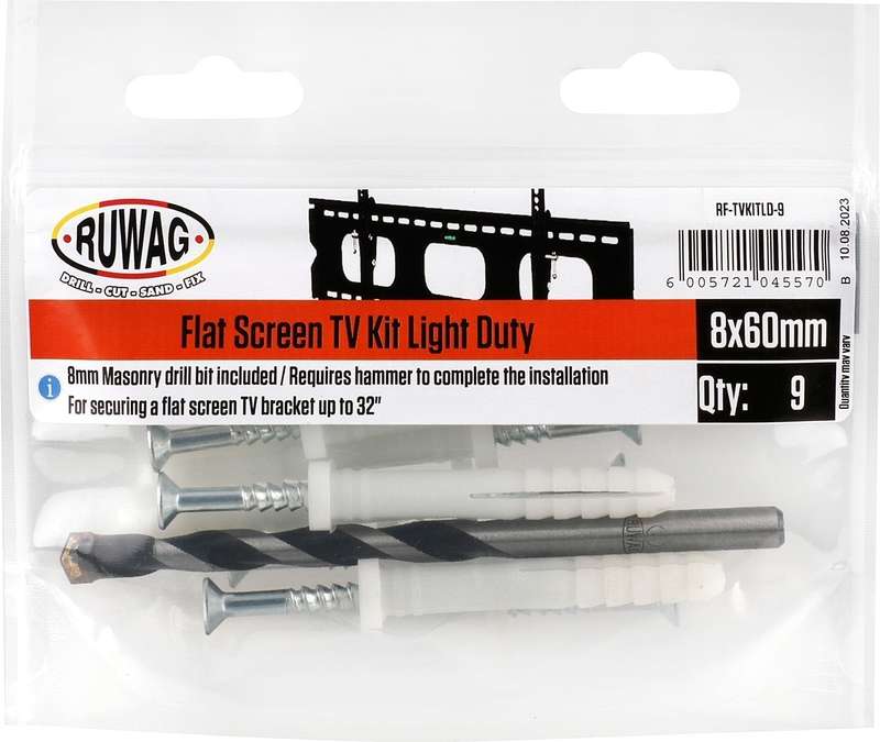 RUWAG Flat Screen TV Installation Kit Light Duty
