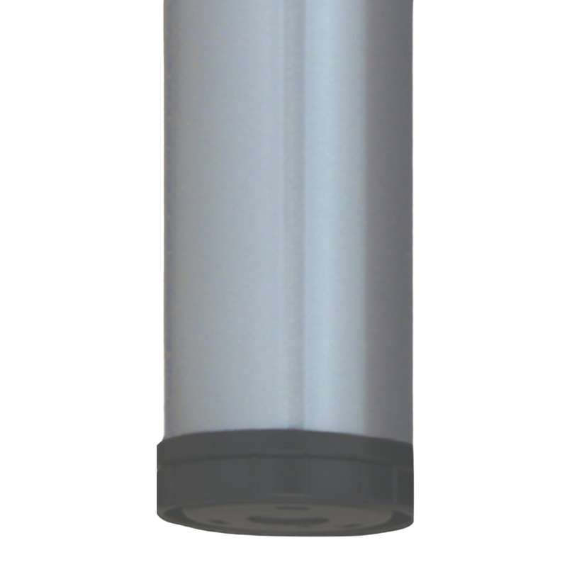 ROCO Worktop Table Leg Satin Chrome 870mm x 60mm