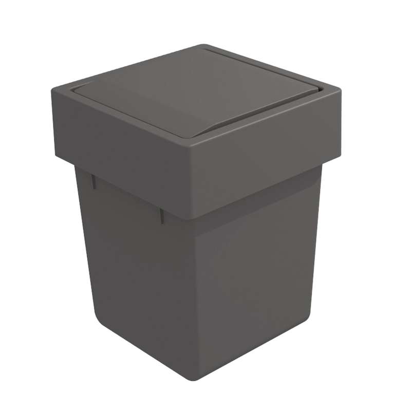 ROCO Onda Door Mounted Bin Orion Grey 5 Litre