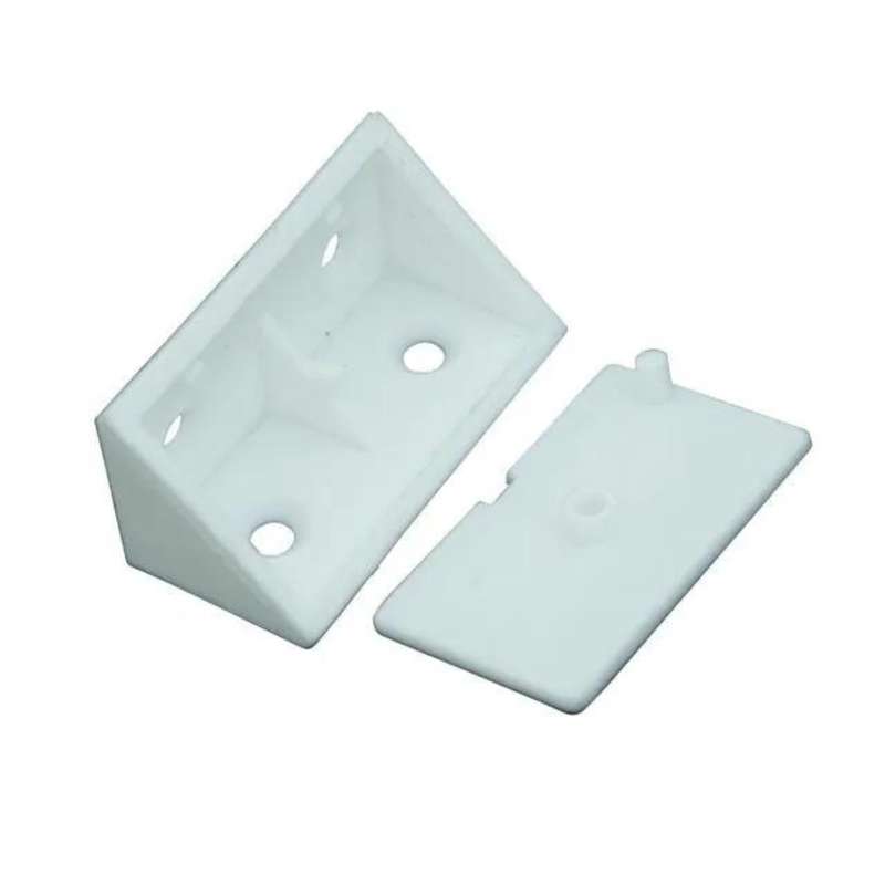 ROCO Prepack Double Bracket With Lids White ( 10 Per Pack )