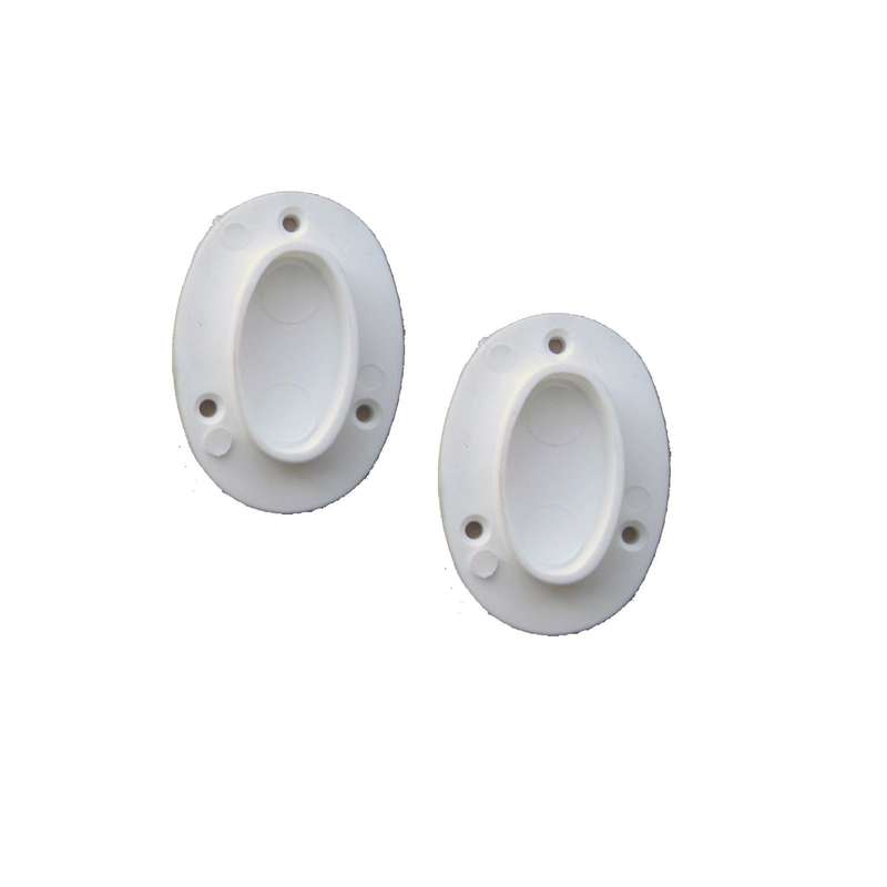 ROCO Prepack Tubing Oval With Oval Clothes Rail Holders 19mm x 1.5m