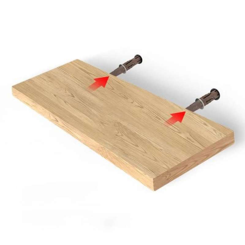 ROCO Shelf Support Concealed Brown 14mm x 140mm