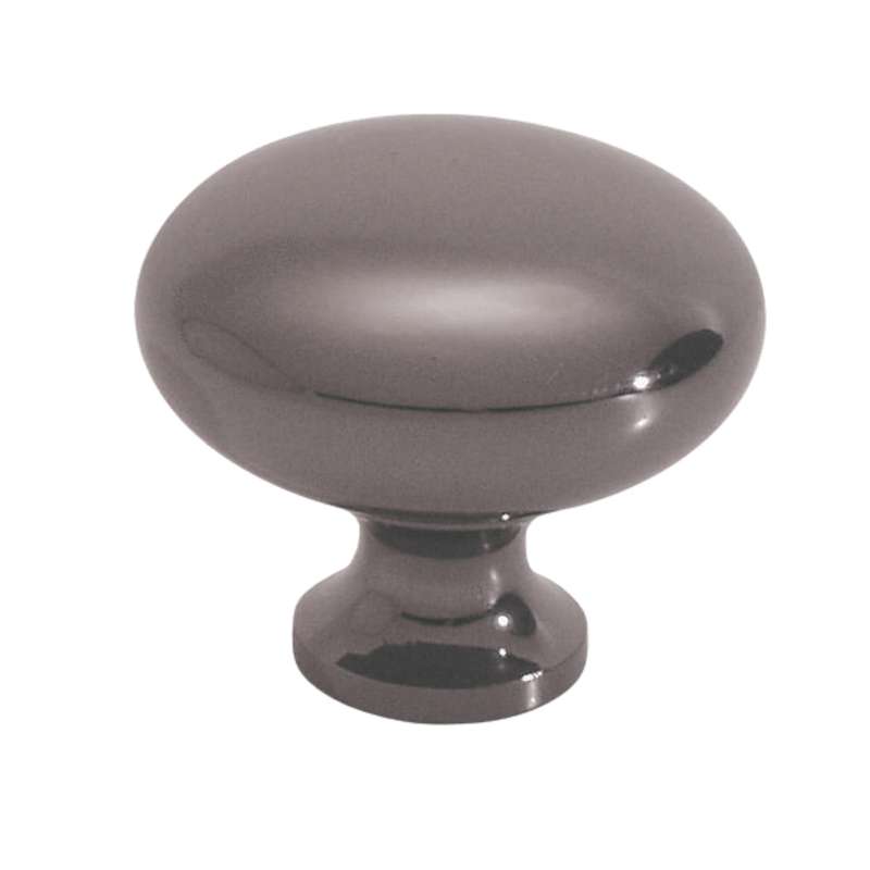 ROCO Small Base Drawer Knob Black Nickel 32mm