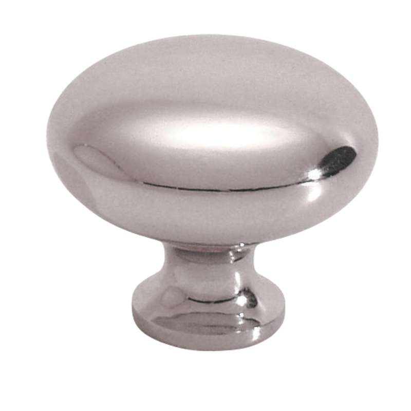 ROCO Small Base Drawer Knob Chrome Plated 32mm