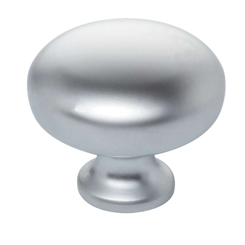ROCO Small Base Drawer Knob Matt Chrome 32mm