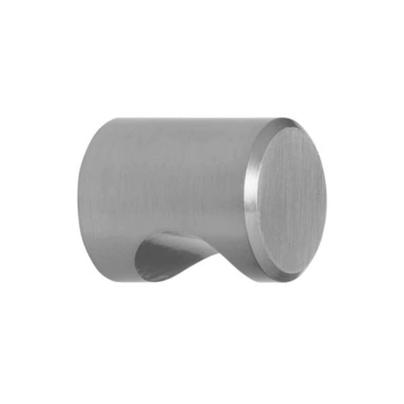 ROCO Cylindrical Drawer Knob Satin Chrome 20mm