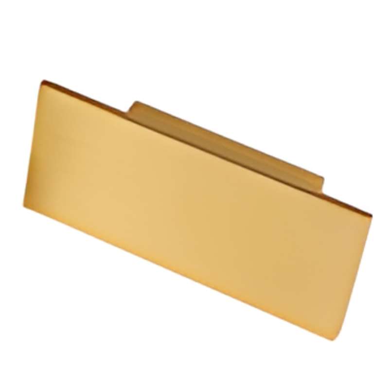 ROCO Tile Drawer Knob Brushed Brass 32mm