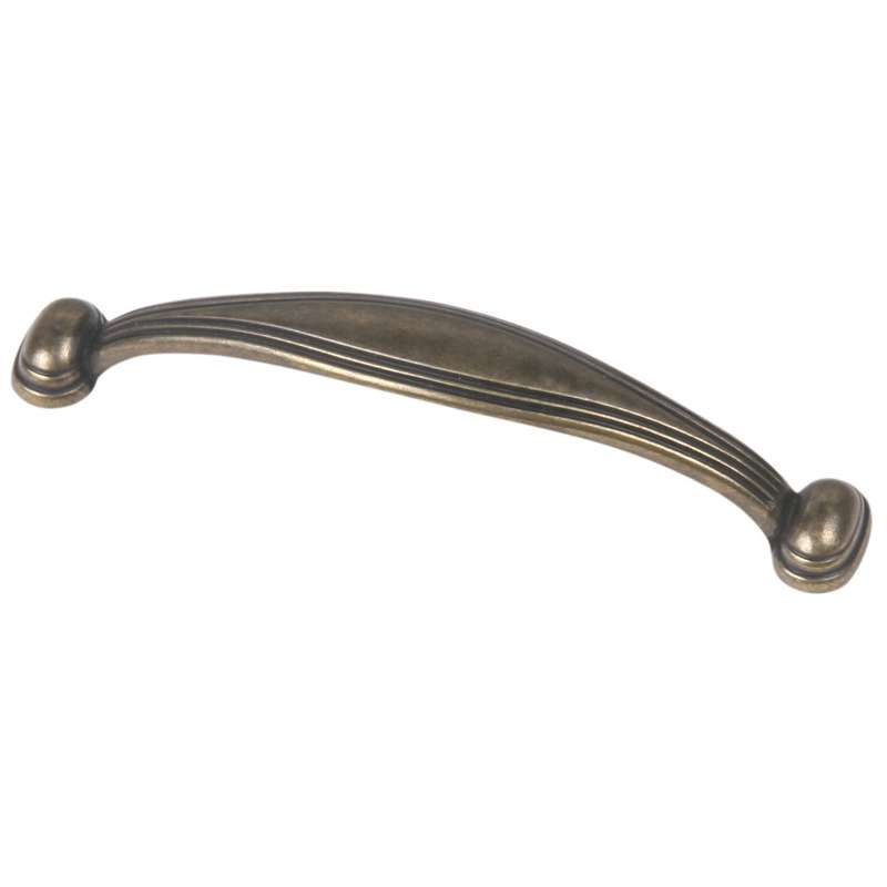 ROCO Victoria Antique Cupboard Handle Brass 96mm