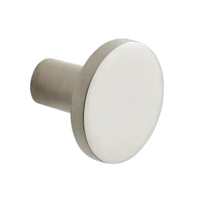 ROCO Flat Button Drawer Knob Satin Chrome 30mm