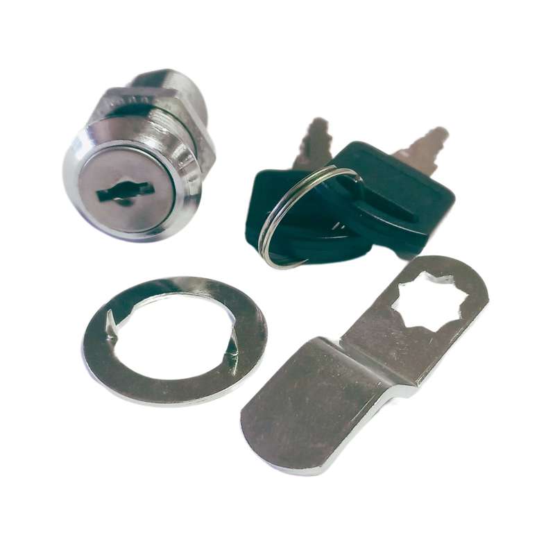 ROCO Cam Cranked Lock Nickel Plated 19mm x 30mm