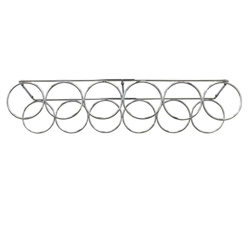 ROCO Wine Bottle Holder 6 Ring Chrome