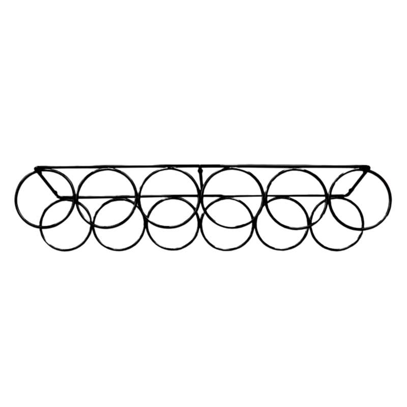 ROCO Wine Bottle Holder 6 Ring Matt Black