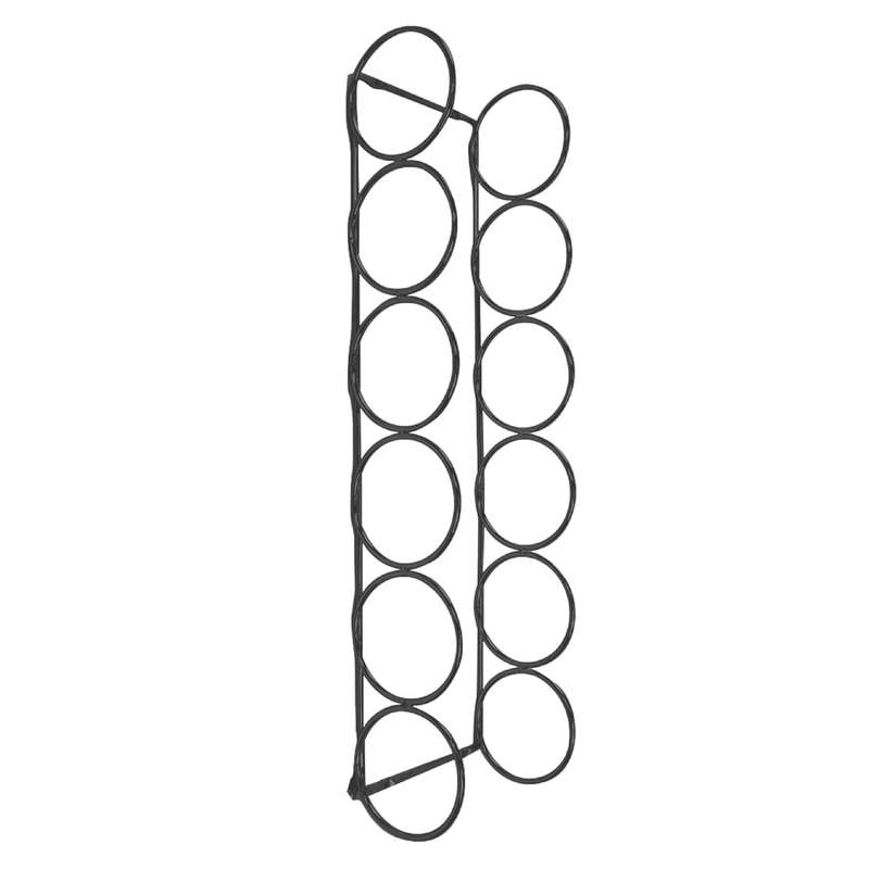 ROCO Wine Bottle Holder 6 Ring Matt Black