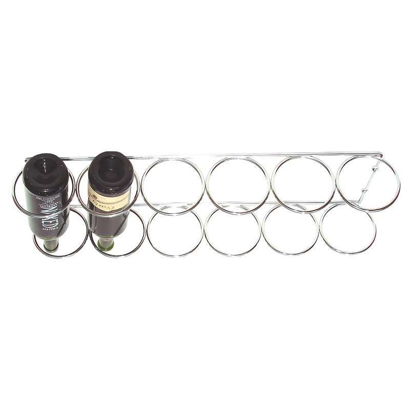 ROCO Wine Bottle Holder 6 Ring Chrome
