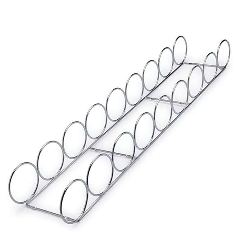 ROCO Wine Bottle Holder 9 Ring Chrome