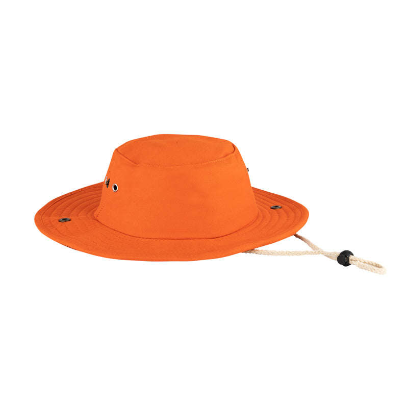 PIONEER SAFETY Bush Hat High Visibility Orange