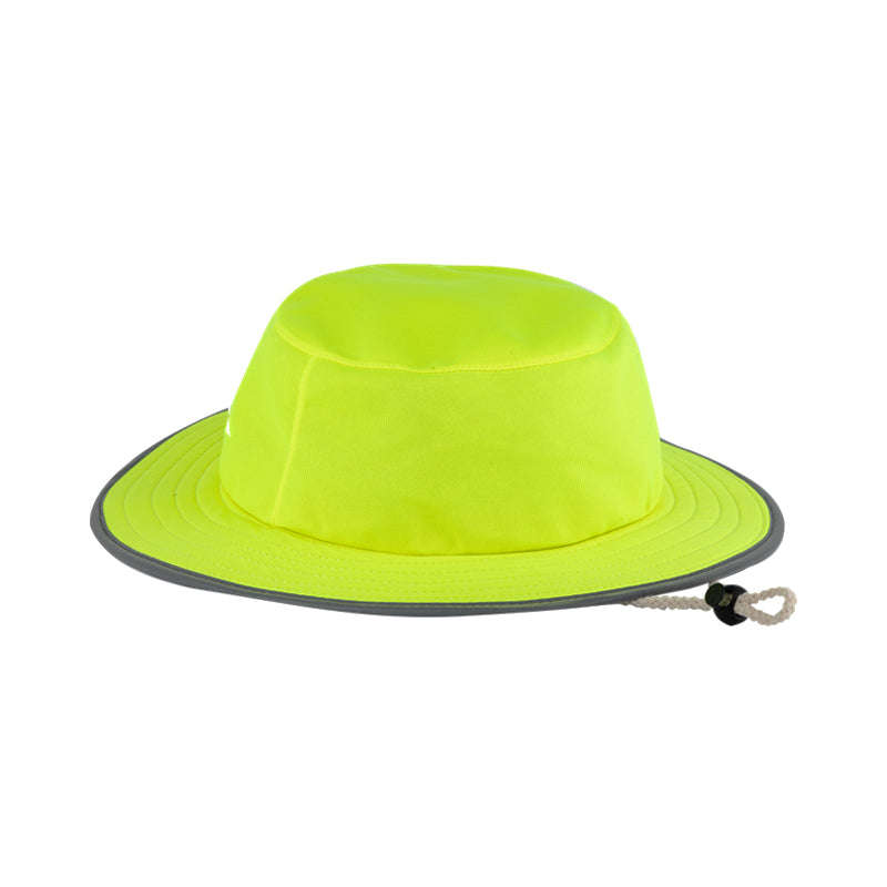 PIONEER SAFETY Bush Hat High Visibility With Silver Reflective Tape